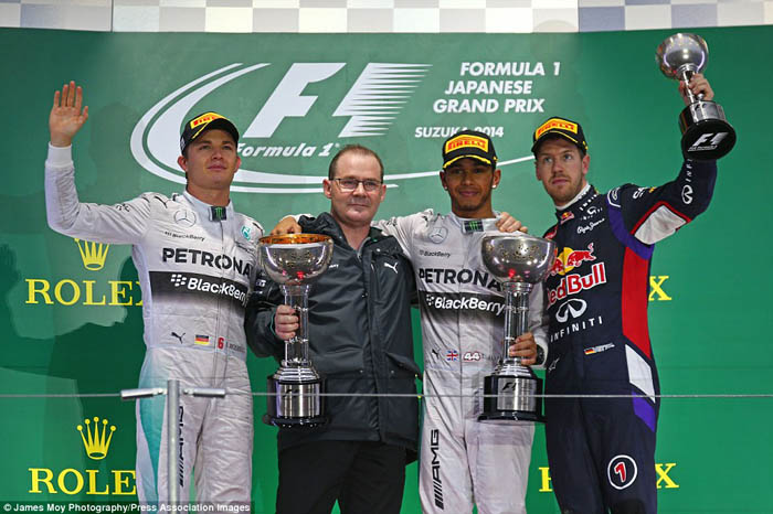 Hamilton Raih Juara GP F1 Suzuka Jepang